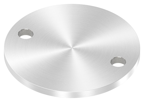 Ankerplatte Ø 100 x 6 mm mit 2 Bohrungen á Ø 11 mm V2A-11-2263R.4