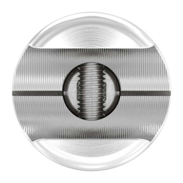 Halter Edelstahl V2A fuer Klemmprofil Ø 18 mm gerade geschliffen Korn 240-88-1155332.240