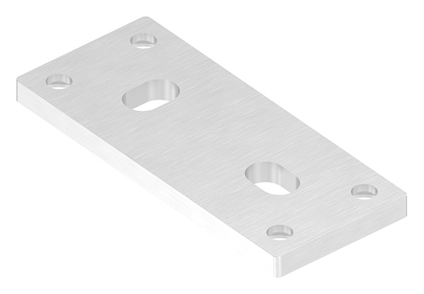 Ankerplatte 130 x 55 x 8mm, passend für Spannringe