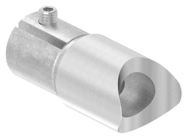 Anschlussstueck 90° V2A fuer Rohr Ø 33-7 mm mit Klemmschraube-11.3658