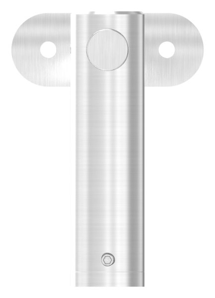 Handlaufhalter mit Gelenk und Halteplatte für flachen Anschluss V2A