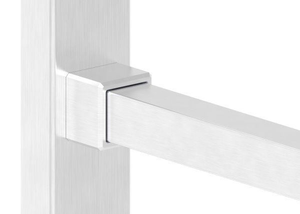 Wandbefestigung für Quadratrohr 30 x 30mm