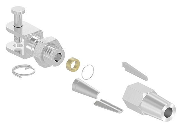 Gabelterminal zur Selbstmontage | Für Seil Ø 4 mm | V4A