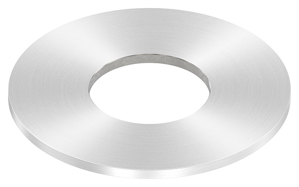 Ankerplatte Ø 100 x 4mm, mit Rundschliff, V2A