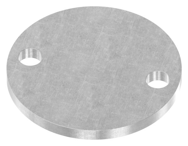 Ankerplatte 80x6 mm 2 Bohrungen |  Stahl roh