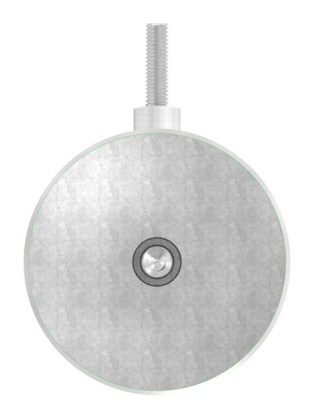 Handlaufhalter V2A Wandabstand 80 mm Ronde Ø 70 mm Linsenkopfschraube-11-2034.4