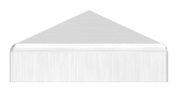 Pfostenkappe Edelstahl fuer Vierkantrohr- 40x40 mm geschliffen V2A-11-2551.4