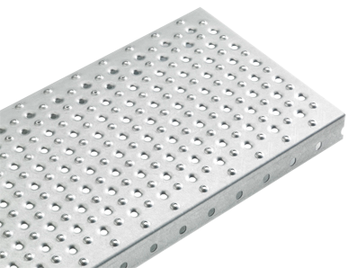 Blechprofilstufe | Typ X | Maße: 1200x240x50 mm | S235JR, im Vollbad feuerverzinkt