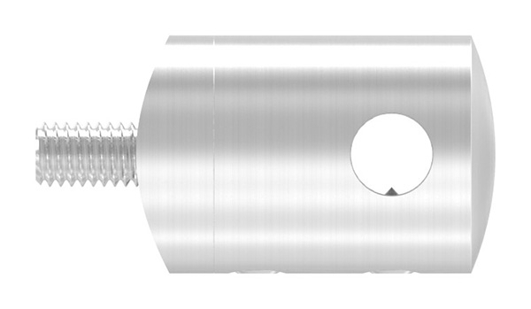 Seilhalter für Zwischenpfosten | Für Seil Ø 6 mm | Anschluss Ø 42,4 mm | V2A