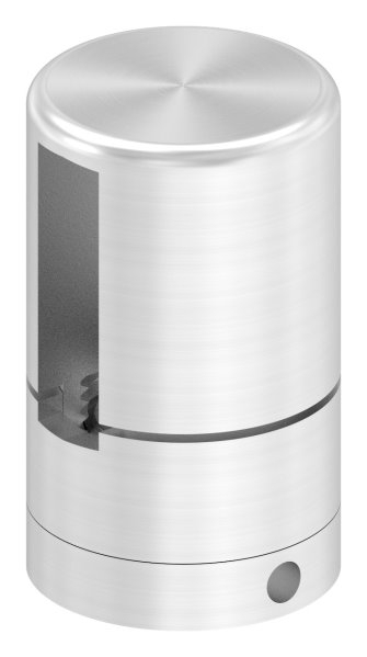 BRENK-fix® Grundhalter für Flachstäbe 30 x 8mm, ALU