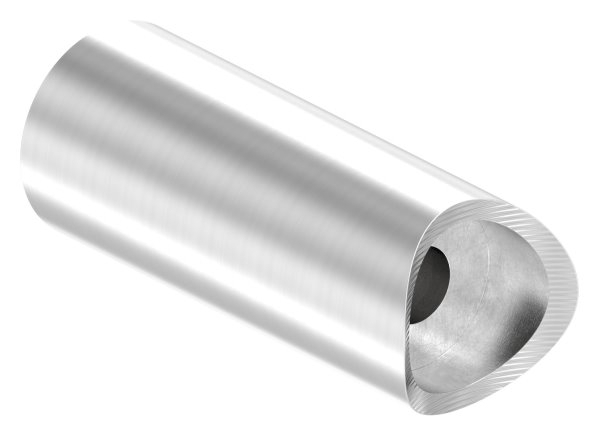 V2A Rohrabstandshalter für Stoßgriffe für Ø 33,7 mm