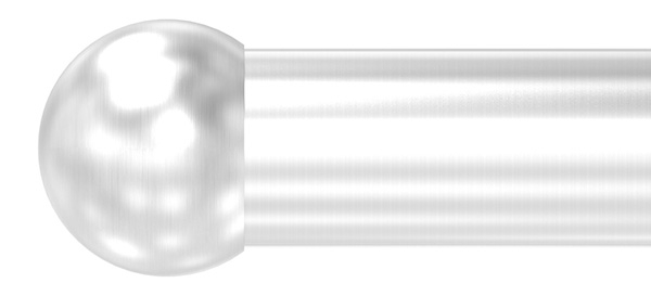 Rohrabschlusskugel hohl für 60,3mm Rohr, mit M8