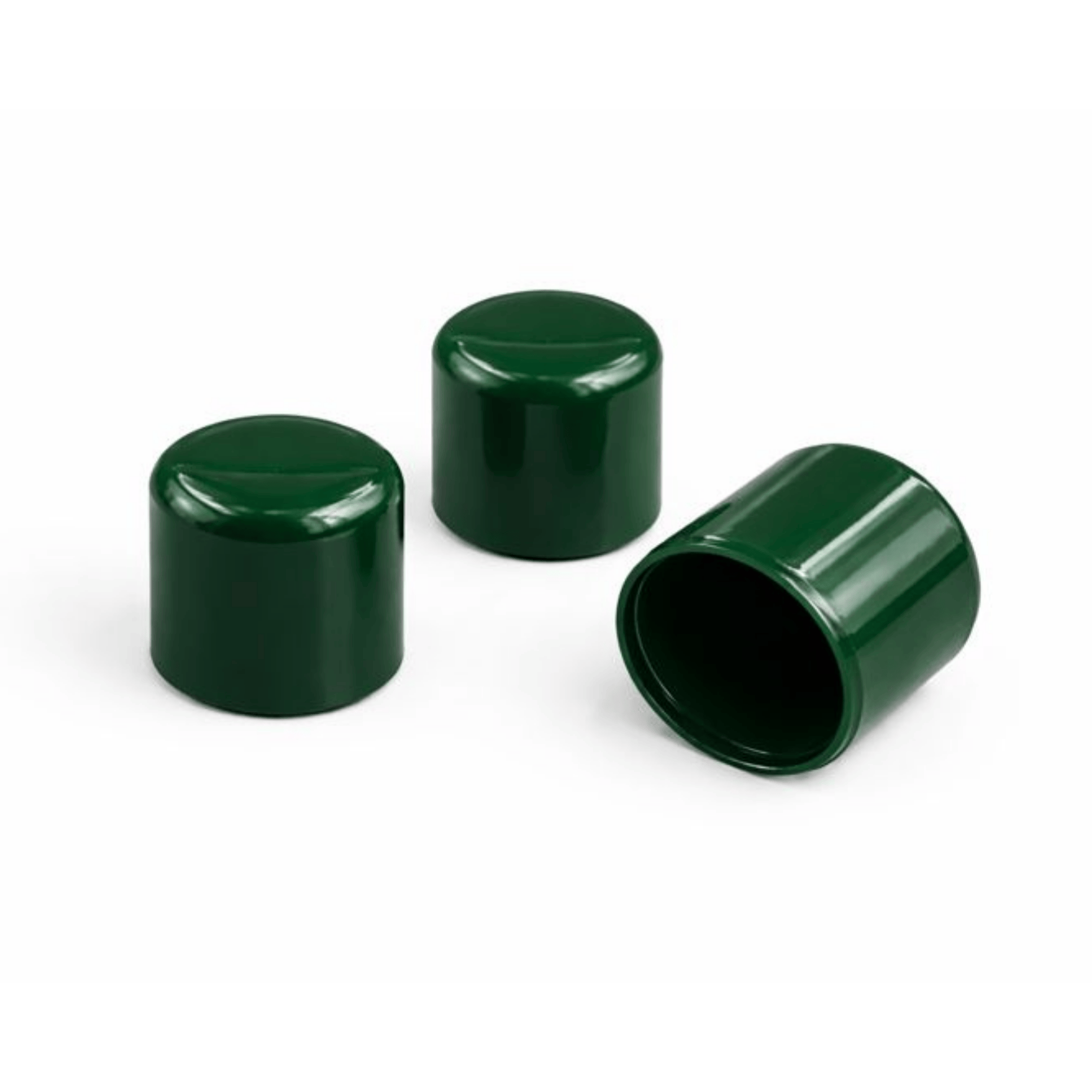 PVC - Kappen fuer Rundrohre zum Ueberstecken- 90-91mm -=3- gruen-K-90.GR