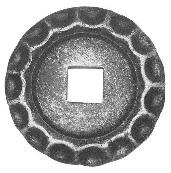 Rosette - Zierteil - Ø 75x5 mm - Stahl -Roh- S235JR-30-2645.8