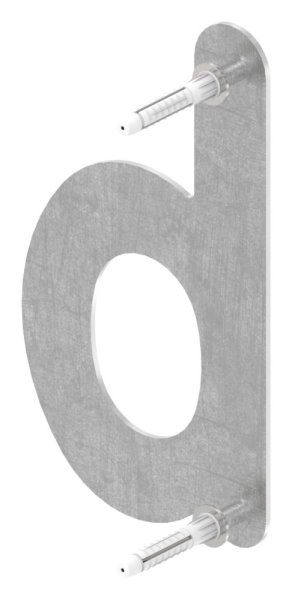Buchstabe b | klein | Maße: 110 mm x 155 mm | V2A