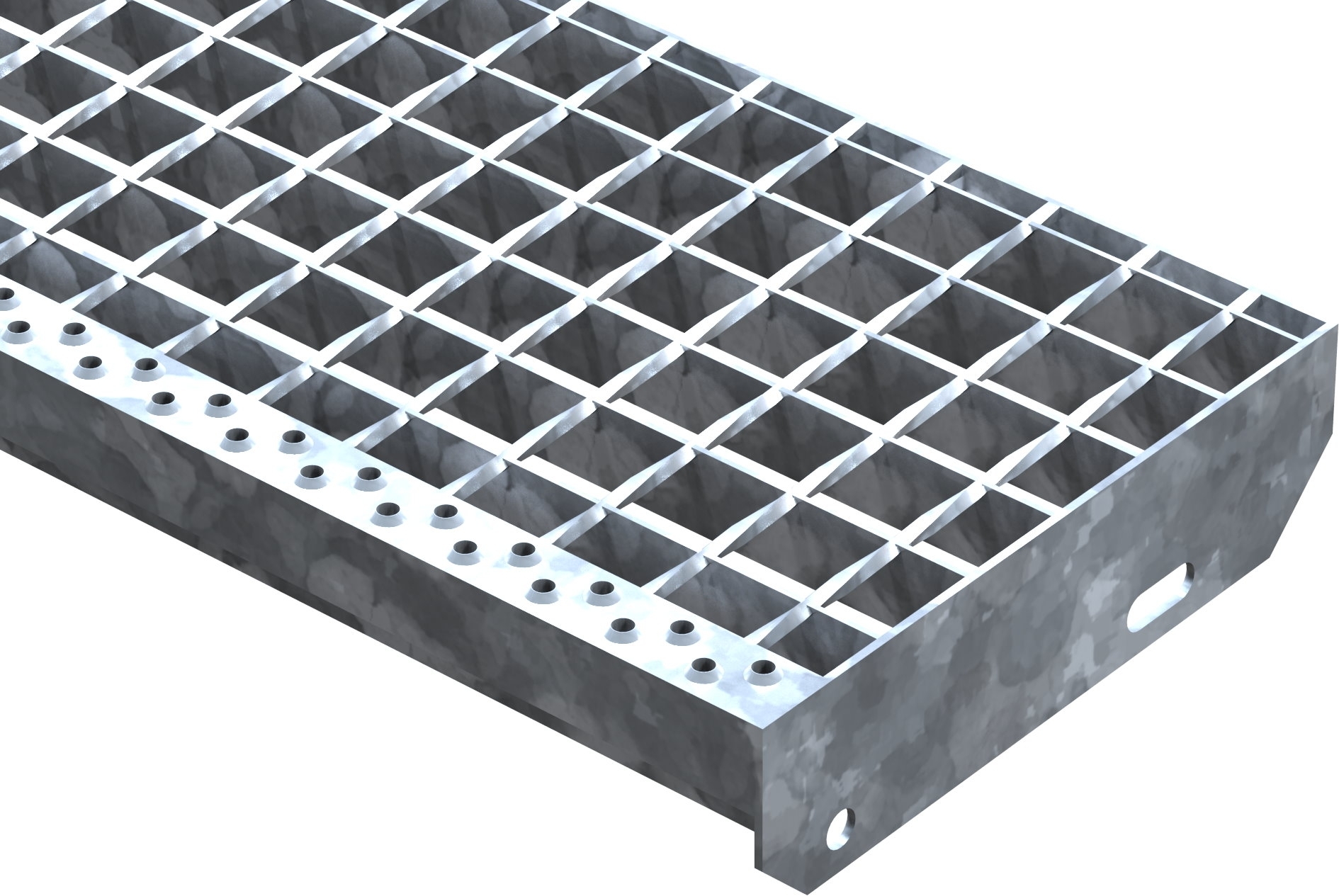 Schweisspressroststufe Metallstufe 1000x240 mm Masche 34-38 mm Tragstab 35-2 mm S235JR feuerverzinkt-25-1002430303.7
