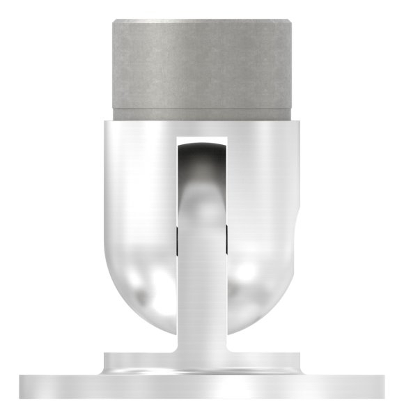 Wandhalter flexibel für Rundrohr Ø 48,3x2,0 mm | V2A