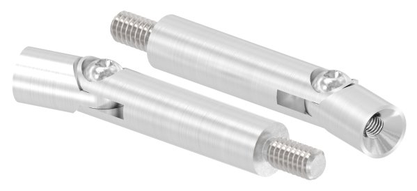 Edelstahl Gelenkstift Ø 14 x 76 mm - verstellbar - Aussen - und Innengewinde -V4A-11-2182.1