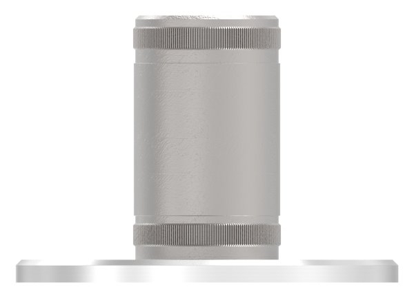 Wand- und Bodenanker mit Rändelung für Rohr 42,4 mm