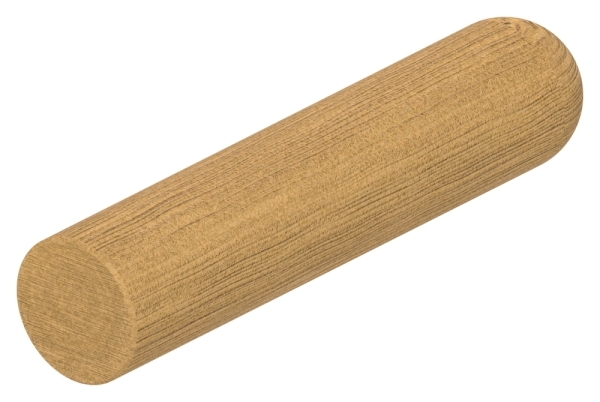 Holzhandlauf Kambala Holz Ø 42 mm Laenge 200 mm lackiert-88-11HHM.KAM42
