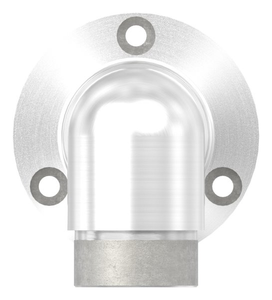 Wandhalter 90° kurz für Rundrohr Ø 42,4x2,0 mm | V2A