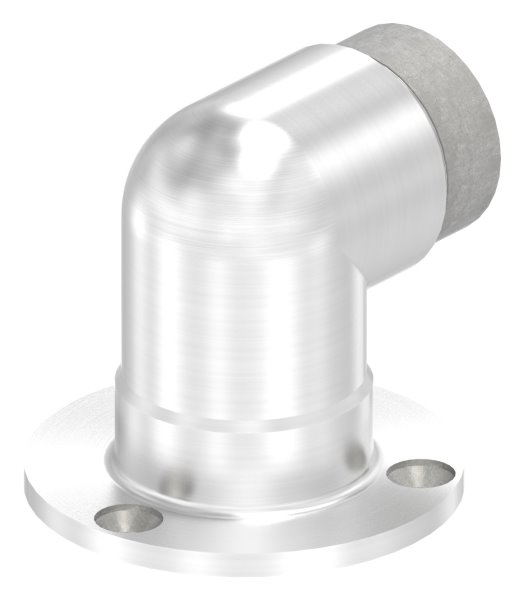 Wandhalter 90° kurz für Rundrohr Ø 42,4x2,0 mm | V2A