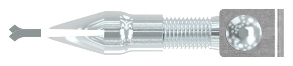 Torband M20 verstellbar zum einmauern Stahl (roh) S235JR