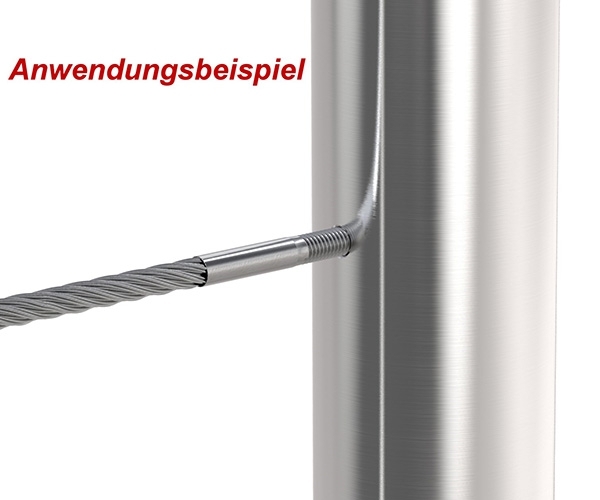 Edelstahlseil 7x7 - flexibel - Ø 8 mm - Preis pro Meter - V4A-11-2803.1