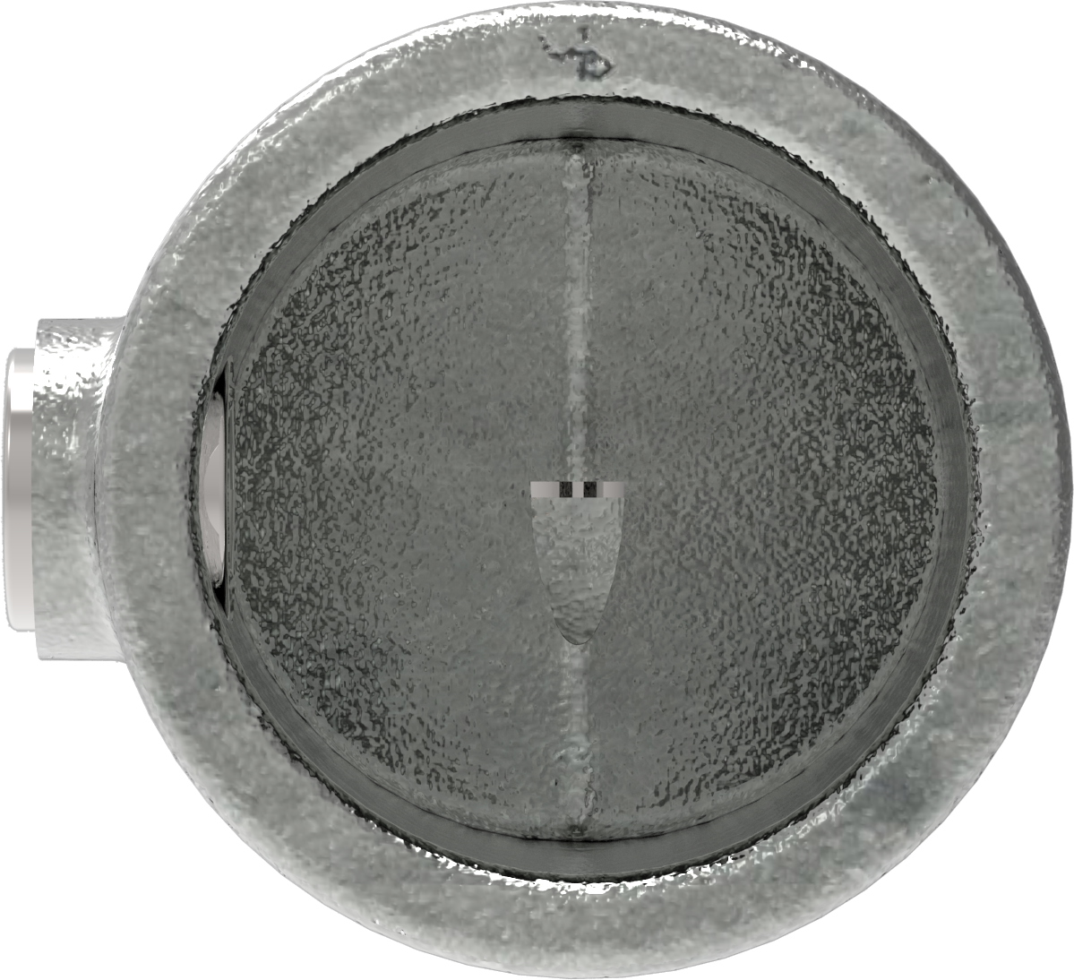 Rohrverbinder | Eckstück verstellbar | 125HD48 | 48,3 mm | 1 1/2" | Feuerverzinkt u. Elektrogalvanisiert