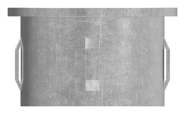 Stahlstopfen flach | für Rundrohr Ø 48,3x2,5-2,9 mm | Stahl S235JR, roh