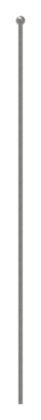 Zaunstab Stahl Ø 12 mm H 1000 mm Kugel Ø 25 mm angeschmiedet-30-1221.8