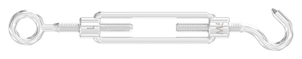 Spannschloss | M5 - M8 | Öse/Haken | mit Links-/Rechtsgewinde | V4A