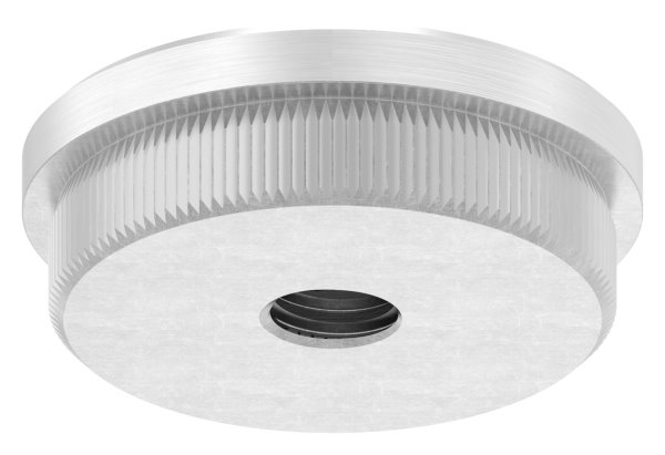 Rohrstopfen flach mit M10 für Ø 42,4x2,0 mm | V2A