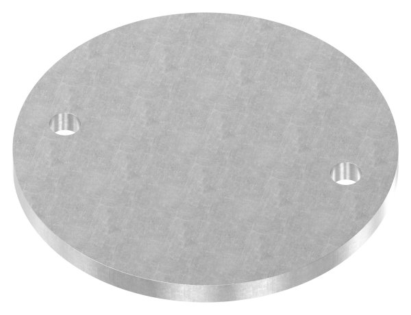 Ankerplatte 160x10 mm 2 Bohrungen |  Stahl roh