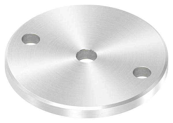 Ankerplatte Ø 100 x 8 mm mit Zentrierbohrung- Ø 12-5 mm V2A-11-2225RF.4