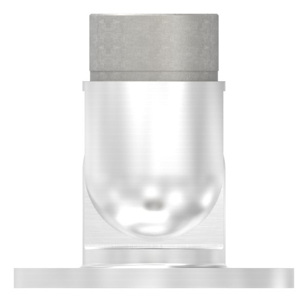 Wandhalter flexibel für Rundrohr Ø 42,4 x 2,0 mm | V2A