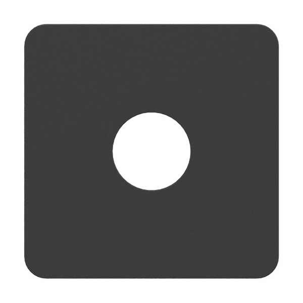 Ersatz-Plastikplaettchen fuer Lochblechhalter D=25mm-PLAeTTCHEN25.0