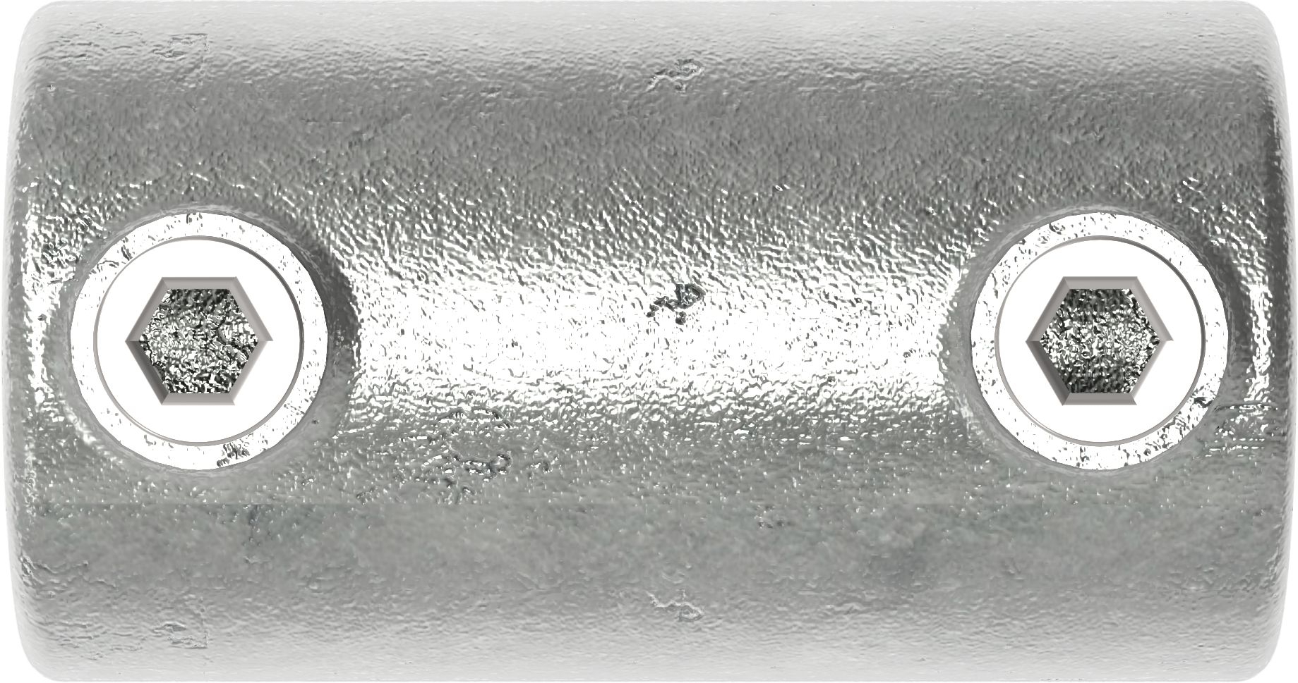 Rohrverbinder | Verlängerungsstück außen | 149C42 | 42,4 mm | 1 1/4" | Feuerverzinkt u. Elektrogalvanisiert