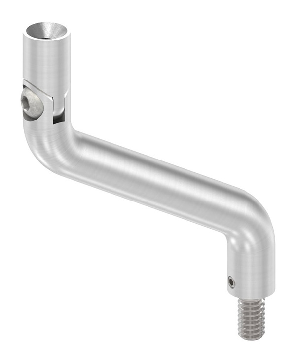 Edelstahl Buegel Ø 14 mm - 2x 30° gebogen- Kombi M8 Aussen- - M6 Innengewinde -V2A-88-1150472-240.GL