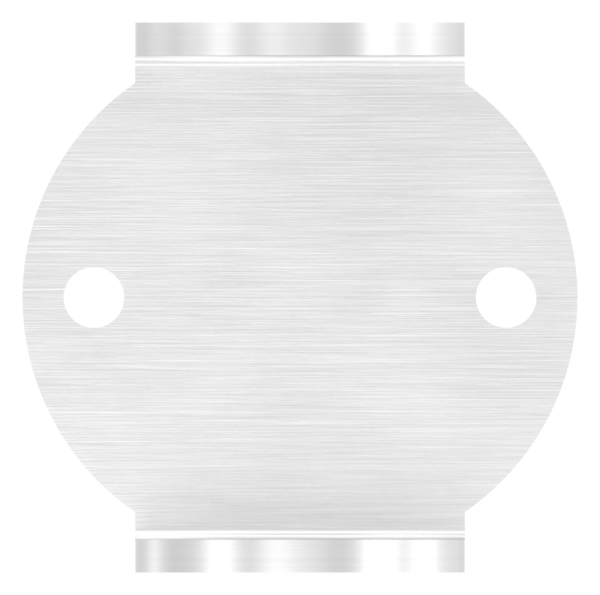Wandbefestigung Ø 100 mm fuer Gelaenderpfosten Ø 42-4 mm - V2A-11-3060.4