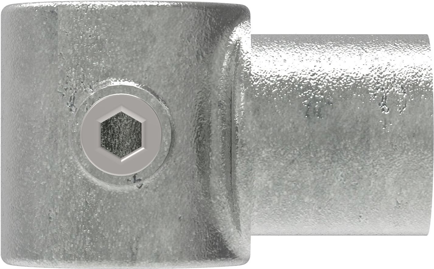 Rohrverbinder | Drehstück | 147C42 | 42,4 mm | 1 1/4" | Feuerverzinkt u. Elektrogalvanisiert