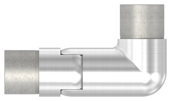 Gelenkstueck V2A fuer Rohr Ø 42-4 x 2-0 mm rechts steckbar geschliffen K240-88-1156258-320.R