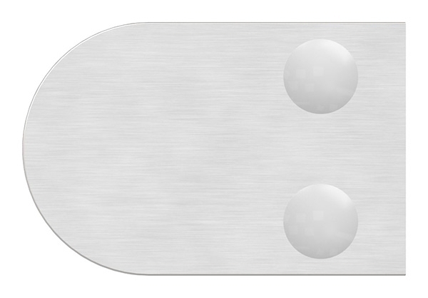 Glasklemme | Maße: 40x28x17,4 mm | Anschluss Ø 33,7 mm | V2A