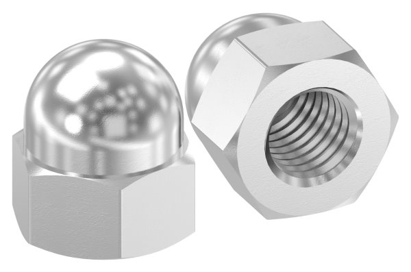 Hutmutter - Gewinde M12 - DIN 1587- A2 - V2A-11-2875.4