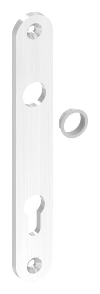 Langschild 32 x 220 x 6 mm für Einstreckschlösser