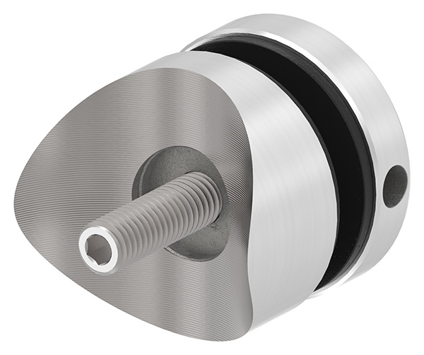 Glaspunkthalter Ø 40 mm fuer Anschluss- flach - Ø 42-4 mm V2A-10-GPH40.4