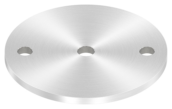 Ankerplatte Ø 120 x 6 mm mit Zentrierbohrung- Ø 12-5 mm V2A-11-2223R.4