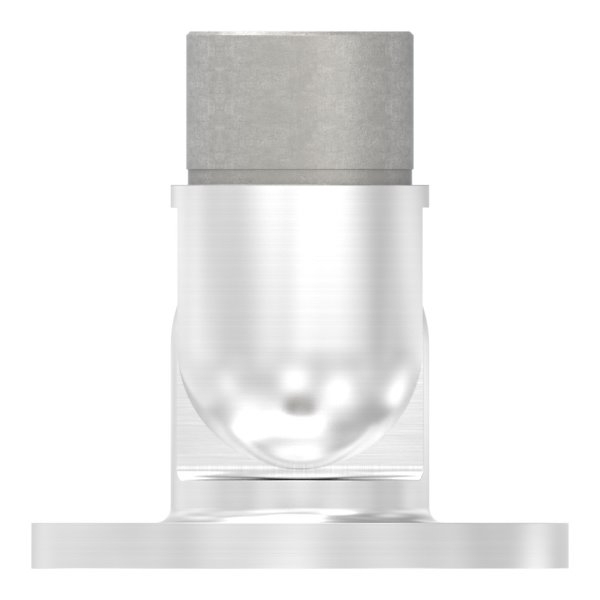 Wandhalter 90° flexibel für Rundrohr Ø 33,7x2,0 mm | V2A