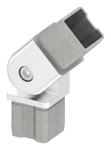 Verbindungsgelenk für Rohr 30x30x2mm, V4A