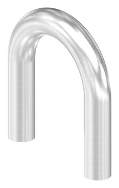Bogen 180° | zum Schweißen | aus Rundrohr: Ø 42,4x2,6 mm | V2A